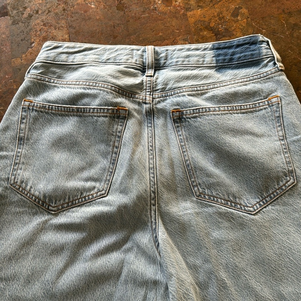Curve Love wide leg high rise A&F jeans